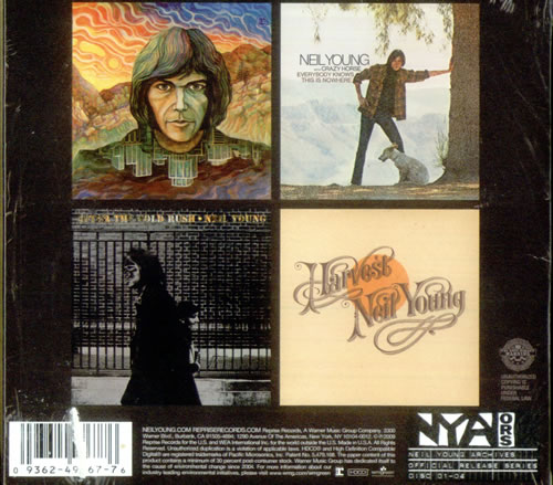 Neil Young Official Release Series Discs 1-4 - Gold Discs + Sealed